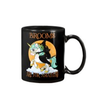 Black Cat Riding Witch Unicorn Mug thumbnail