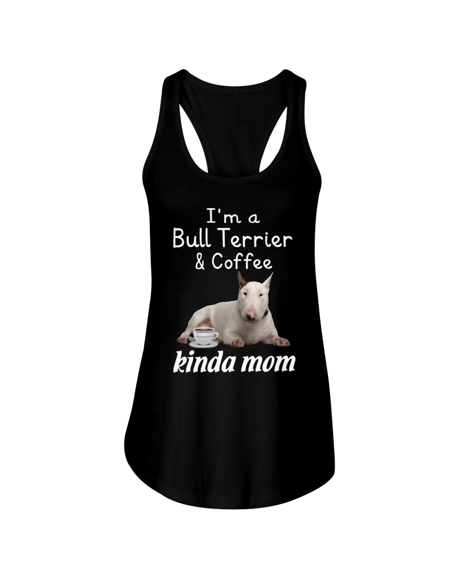 Bull Terrier Kinda Mom Ladies Flowy Tank