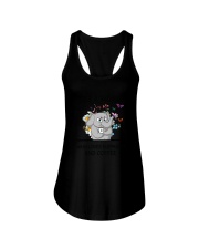 Coffee And Elephants Ladies Flowy Tank thumbnail
