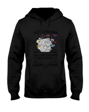Coffee And Elephants Hooded Sweatshirt thumbnail