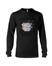 Coffee And Elephants Long Sleeve Tee thumbnail