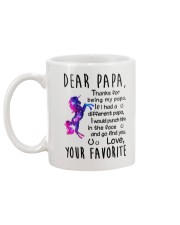 Dear Papa Unicorn Mug back