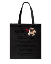 I Am Rescued Tote Bag thumbnail