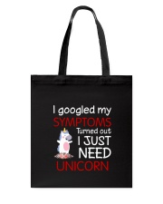 Unicorn Symptoms Tote Bag thumbnail