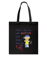 Autism Stole My Heart Tote Bag thumbnail