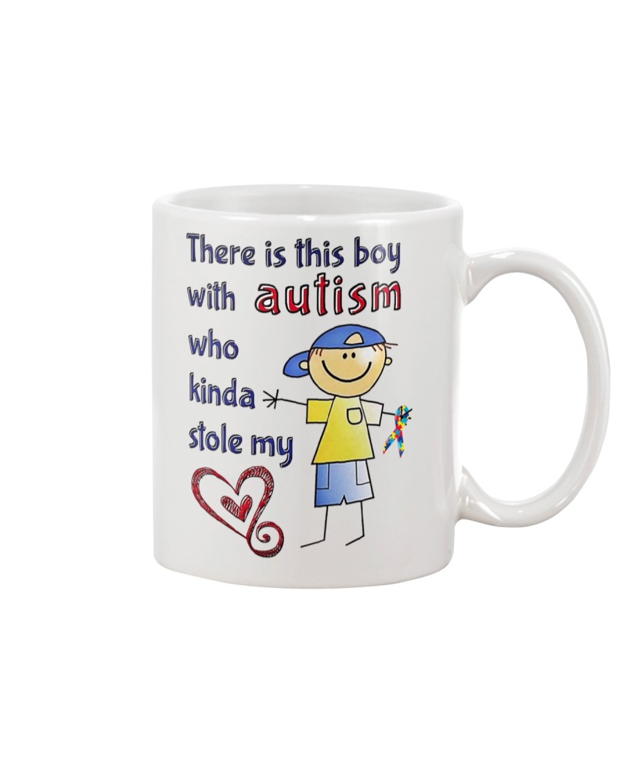 Autism Stole My Heart Mug
