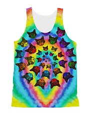 Cat Circle Color All-over Unisex Tank thumbnail