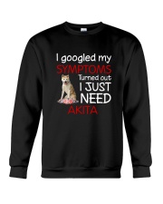 Akita Symptoms Crewneck Sweatshirt thumbnail