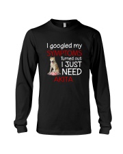 Akita Symptoms Long Sleeve Tee thumbnail