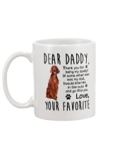 Irish Setter Daddy Mug back