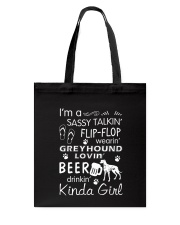 Greyhound Sassy Talking Tote Bag thumbnail