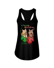 PHOEBE - Maine Coon Merry Xmas - 1310 - 93 Ladies Flowy Tank thumbnail