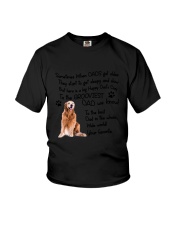 Grooviest Dad Golden Retriever Youth T-Shirt thumbnail