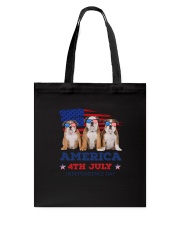 4th July Bulldog Tote Bag thumbnail