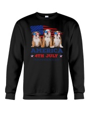 4th July Bulldog Crewneck Sweatshirt thumbnail