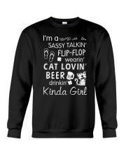 Cat Sassy Talking Crewneck Sweatshirt thumbnail