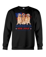 4th July Golden Retriever Crewneck Sweatshirt thumbnail