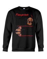 Pawprints Dachshund Crewneck Sweatshirt thumbnail