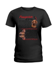 Pawprints Dachshund Ladies T-Shirt thumbnail