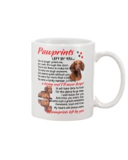 Pawprints Dachshund Mug front