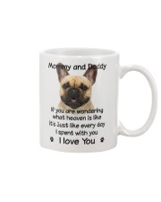 French Bulldog Mommy And Daddy Mug front