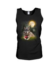 Wolf Flower Unisex Tank thumbnail