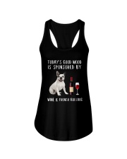 Good Mood Wine French Bulldog Ladies Flowy Tank thumbnail