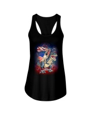 Dinosaur Pug Ladies Flowy Tank thumbnail