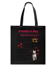 Poem From Staffordshire Bull Terrier Tote Bag thumbnail