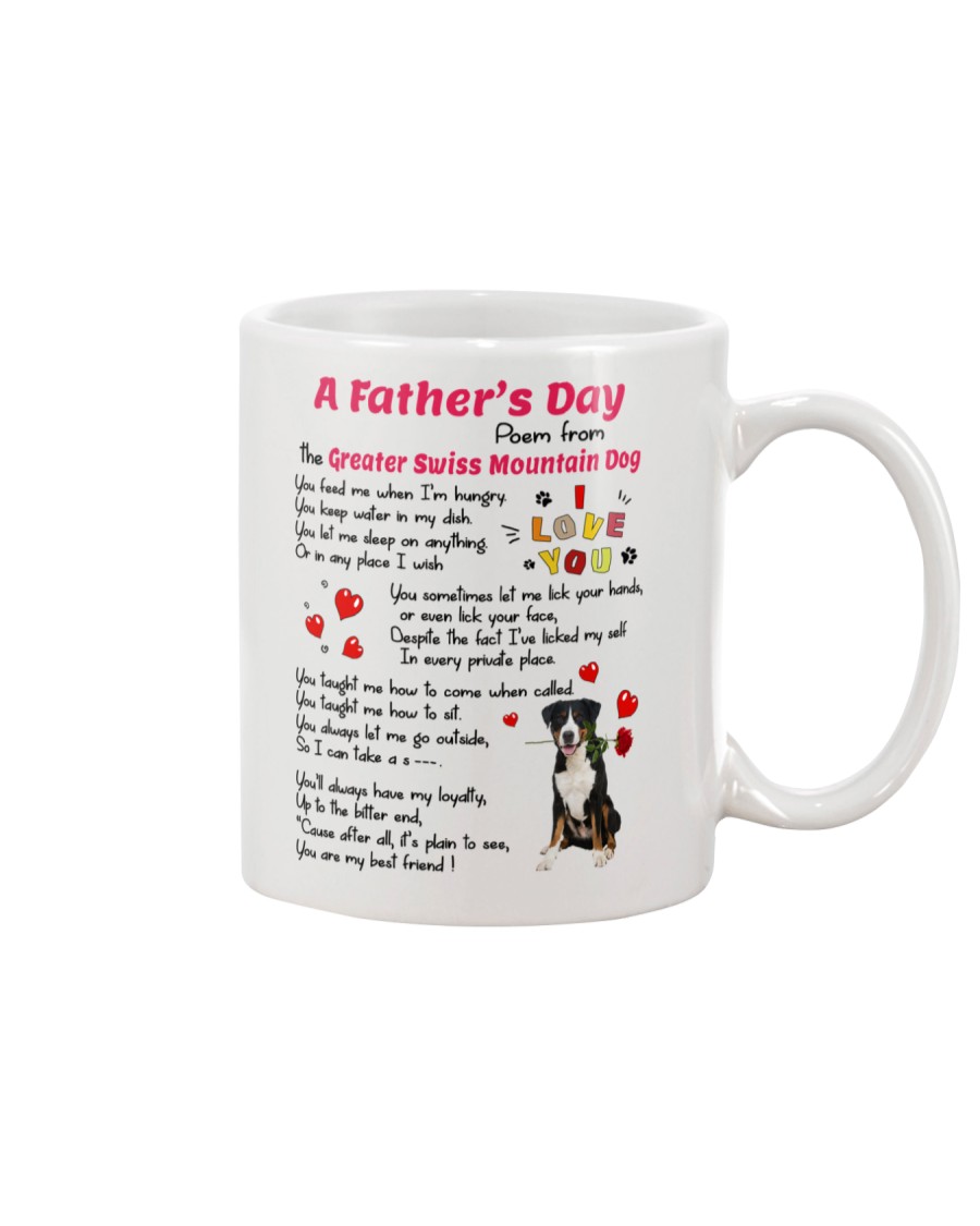 Poem From Greater Swiss Mountain Dog Mug