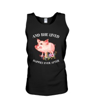 Pig Happy Unisex Tank thumbnail