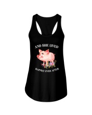 Pig Happy Ladies Flowy Tank thumbnail