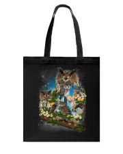 Owl Flower Tote Bag thumbnail