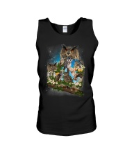 Owl Flower Unisex Tank thumbnail