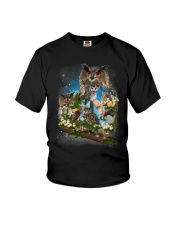 Owl Flower Youth T-Shirt thumbnail