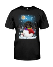 Dachshund Snowman Phoebe 018 Classic T-Shirt thumbnail