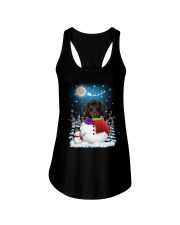 Dachshund Snowman Phoebe 018 Ladies Flowy Tank thumbnail