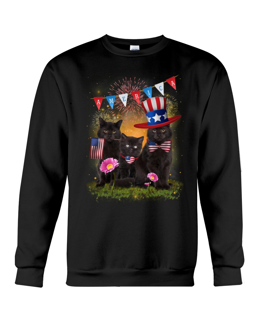 Black Cat America Crewneck Sweatshirt