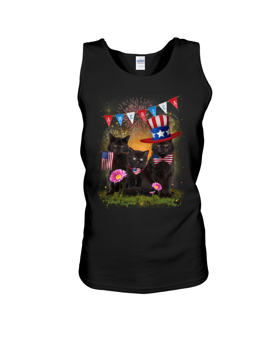 Black Cat America Unisex Tank
