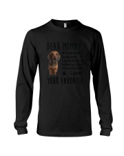 Dear Mommy Dachshund Long Sleeve Tee thumbnail
