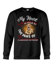 Labrador Retriever Paw Crewneck Sweatshirt thumbnail