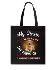 Labrador Retriever Paw Tote Bag thumbnail