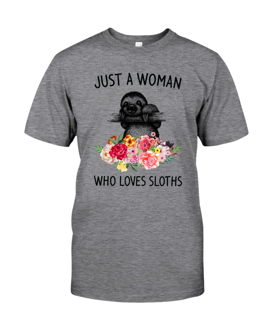 Just A Woman Sloth Classic T-Shirt