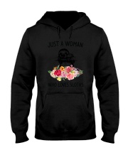 Just A Woman Sloth Hooded Sweatshirt thumbnail