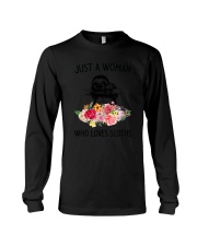 Just A Woman Sloth Long Sleeve Tee thumbnail
