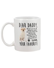 Daddy Labrador Retriever Mug back