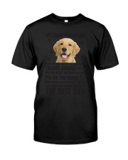 Human Dad Golden Retriever Classic T-Shirt thumbnail