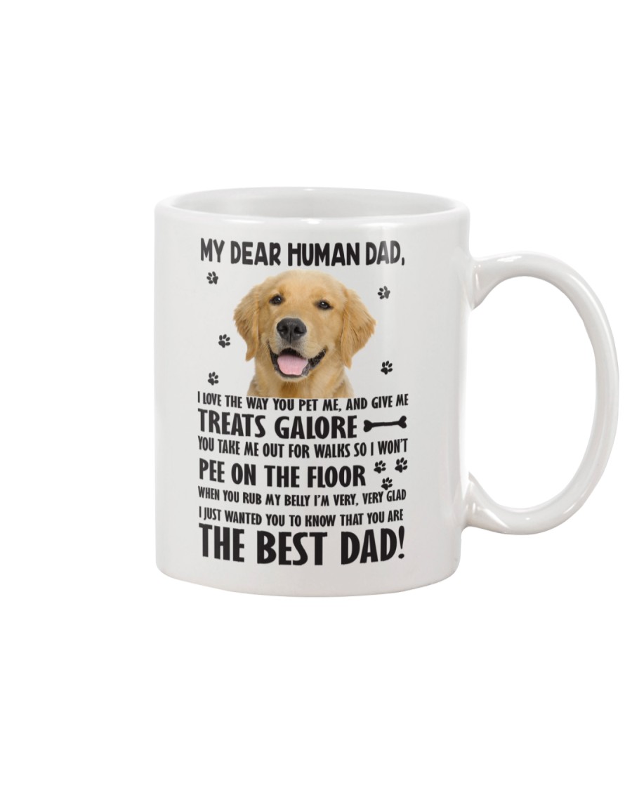 Human Dad Golden Retriever Mug