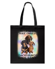 Staff Dachshund Tote Bag thumbnail