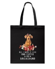 Dachshund All I Need Tote Bag thumbnail